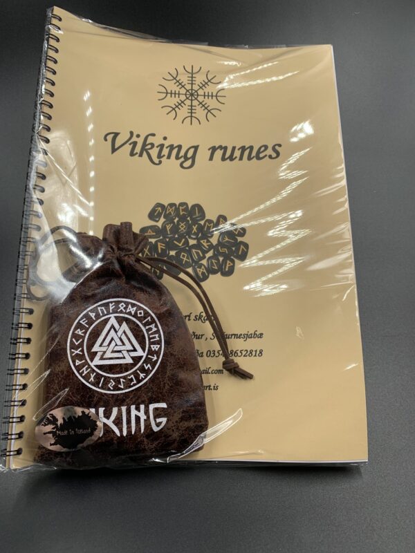 Viking runes book and runes